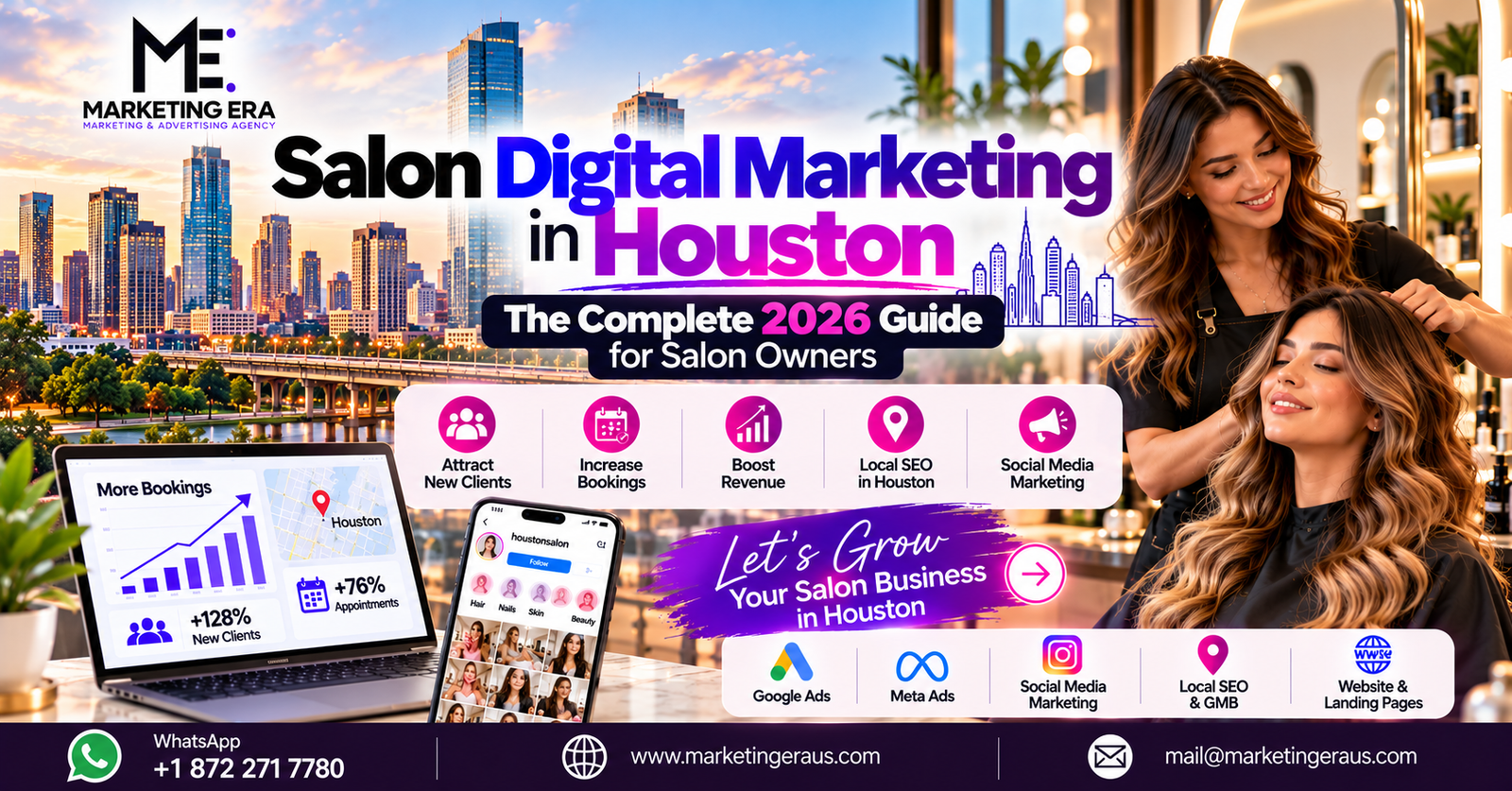 Salon Digital Marketing in Houston — The Complete 2026 Guide for Salon Owners