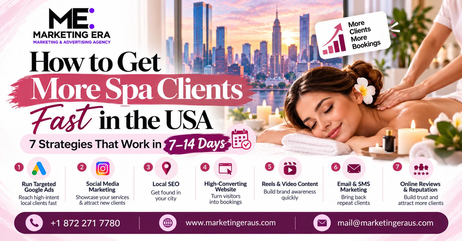 How to Get More Spa Clients Fast in the USA — 7 Strategies That Work in 7–14 Days